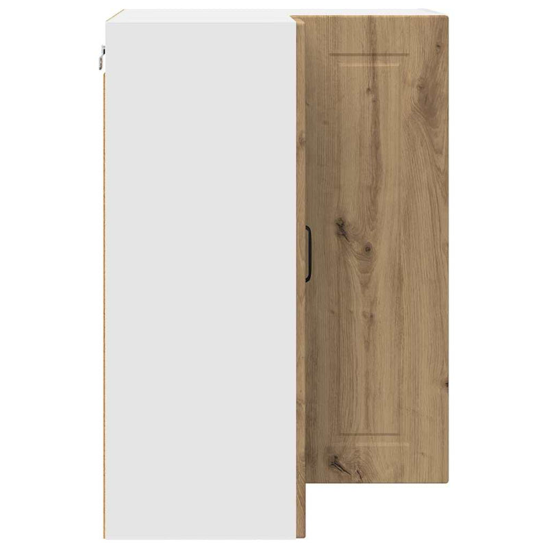 vidaXL Fali konyhaszekrény Artisan tölgy 57 x 57 x 80 cm Faanyag