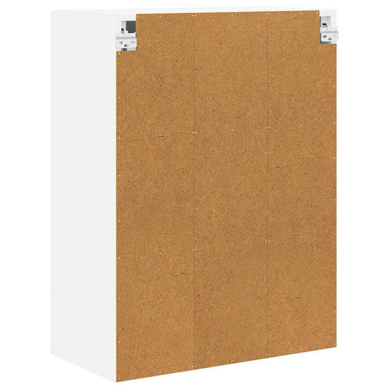 vidaXL Fali konyhaszekrény polcokkal Fehér 60 x 31 x 80 cm Faanyag