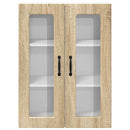 vidaXL Fali konyhaszekrény Sonoma tölgy 60 x 31 x 80 cm Faanyag