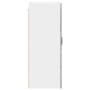 vidaXL Fali üveges szekrény PORTO Beton Szürke 60 x 31 x 80 cm Faanyag