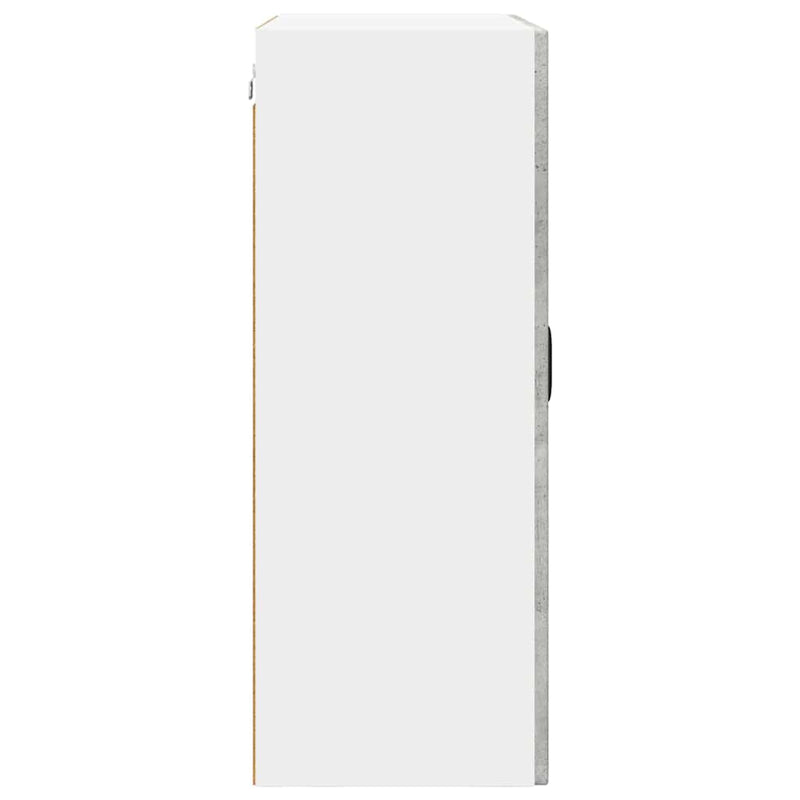 vidaXL Fali konyhaszekrény Beton Szürke 60 x 31 x 80 cm Faanyag