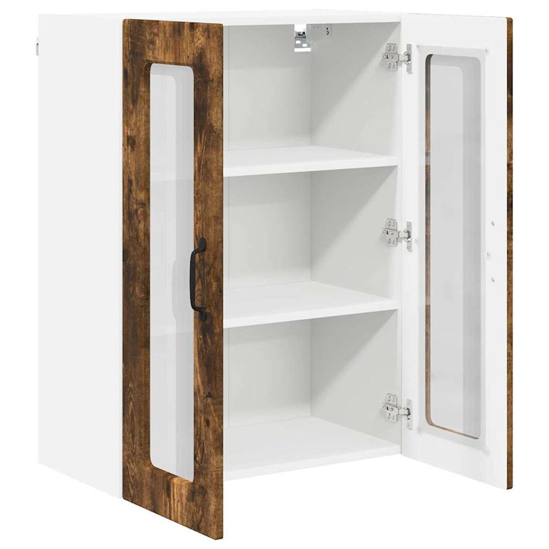 vidaXL Fali konyhaszekrény Füstölt tölgy 60 x 31 x 80 cm Faanyag