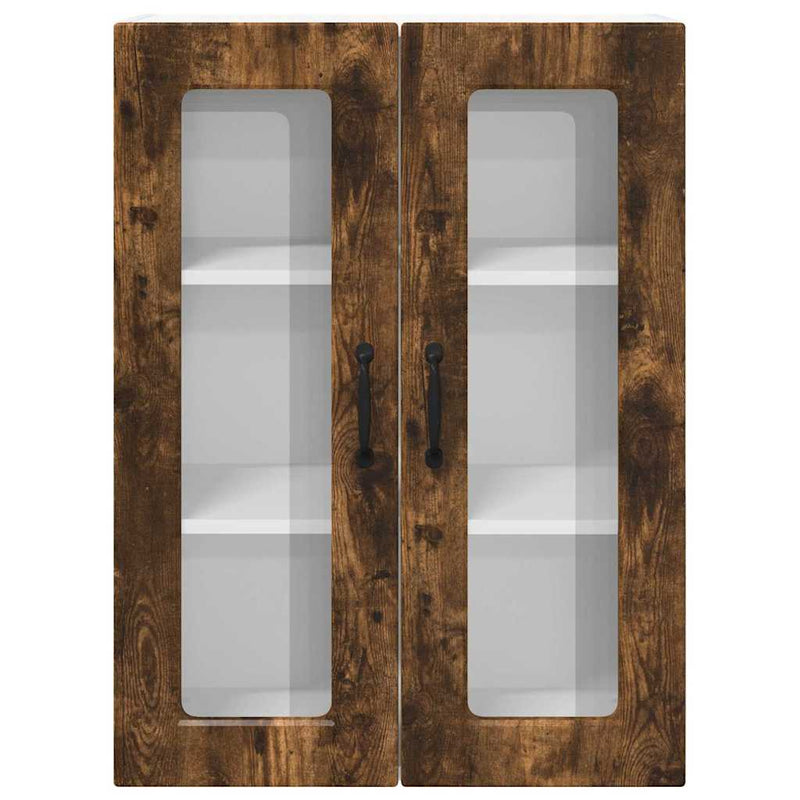 vidaXL Fali konyhaszekrény Füstölt tölgy 60 x 31 x 80 cm Faanyag