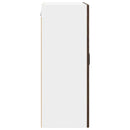 vidaXL Fali konyhaszekrény ajtóval Barna Tölgy 60 x 31 x 80 cm Faanyag