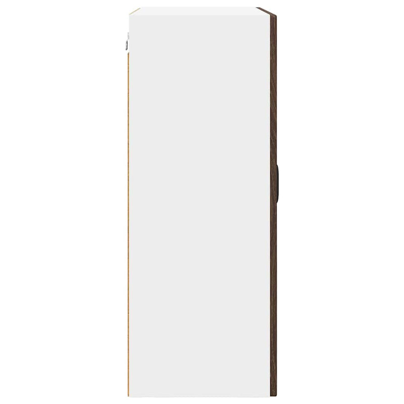 vidaXL Fali konyhaszekrény ajtóval Barna Tölgy 60 x 31 x 80 cm Faanyag