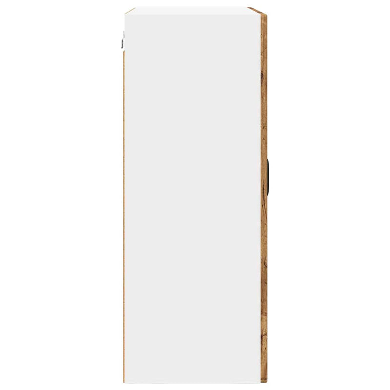 vidaXL Fali konyhaszekrény polcokkal Öreg fa 60 x 31 x 80 cm Faanyag