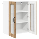 vidaXL Fali konyhaszekrény Artisan tölgy 60 x 31 x 80 cm Faanyag