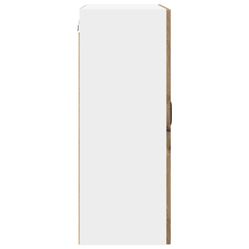 vidaXL Fali konyhaszekrény Artisan tölgy 60 x 31 x 80 cm Faanyag