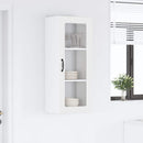 vidaXL Fali üveges szekrény PORTO Fehér 40 x 31 x 100 cm Faanyag