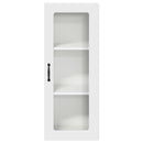 vidaXL Fali üveges szekrény PORTO Fehér 40 x 31 x 100 cm Faanyag