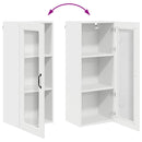 vidaXL Fali konyhaszekrény polcokkal Fehér 40 x 31 x 100 cm Faanyag