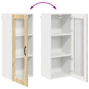 vidaXL Fali konyhaszekrény Sonoma tölgy 40 x 31 x 100 cm Faanyag