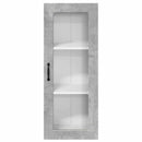 vidaXL Fali konyhaszekrény Beton Szürke 40 x 31 x 100 cm Faanyag