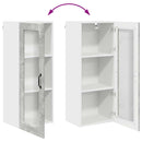 vidaXL Fali konyhaszekrény Beton Szürke 40 x 31 x 100 cm Faanyag