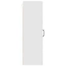vidaXL Fali üveges szekrény PORTO Magas Fényű Fehér 40 x 31 x 100 cm