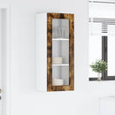 vidaXL Fali konyhaszekrény Füstölt tölgy 40 x 31 x 100 cm Faanyag