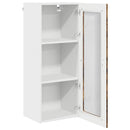 vidaXL Fali konyhaszekrény Füstölt tölgy 40 x 31 x 100 cm Faanyag