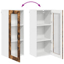 vidaXL Fali konyhaszekrény Füstölt tölgy 40 x 31 x 100 cm Faanyag