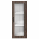 vidaXL Fali üveges szekrény PORTO Barna Tölgy 40 x 31 x 100 cm Faanyag