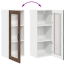 vidaXL Fali konyhaszekrény Barna Tölgy 40 x 31 x 100 cm Faanyag