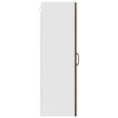 vidaXL Fali üveges szekrény PORTO Barna Tölgy 40 x 31 x 100 cm Faanyag