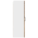 vidaXL Fali üveges szekrény PORTO Öreg fa 40 x 31 x 100 cm Faanyag
