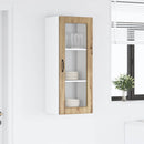 vidaXL Fali üveges szekrény PORTO Artisan tölgy 40 x 31 x 100 cm