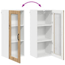 vidaXL Fali konyhaszekrény Artisan tölgy 40 x 31 x 100 cm Faanyag