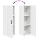 vidaXL Fali konyhaszekrény polcokkal Fehér 30 x 31 x 100 cm Faanyag