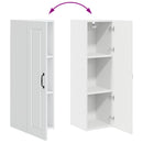 vidaXL Mosogatógép panel polcokkal Fehér 30 x 31 x 100 cm Faanyag
