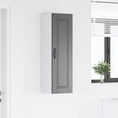 vidaXL Fali Szekrény PORTO Fekete 30 x 31 x 100 cm Faanyag