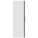 vidaXL Fali konyhaszekrény polcokkal Fekete 30 x 31 x 100 cm Faanyag