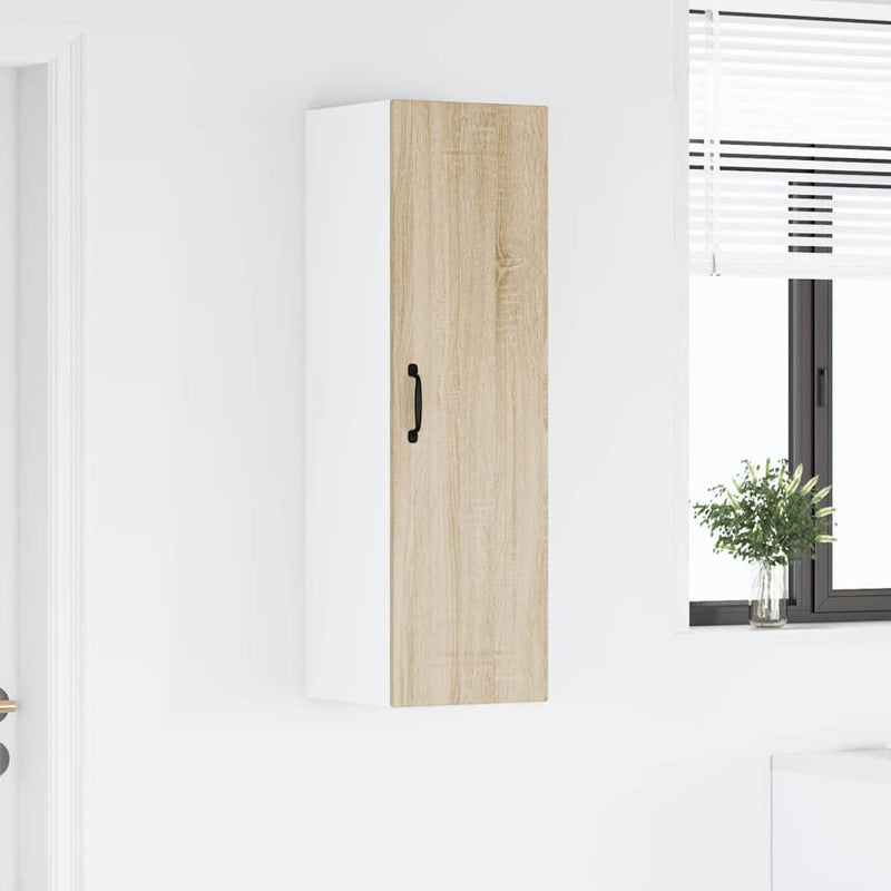 vidaXL Fali konyhaszekrény Sonoma tölgy 30 x 31 x 100 cm Faanyag