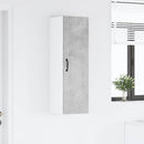 vidaXL Fali konyhaszekrény Beton Szürke 30 x 31 x 100 cm Faanyag