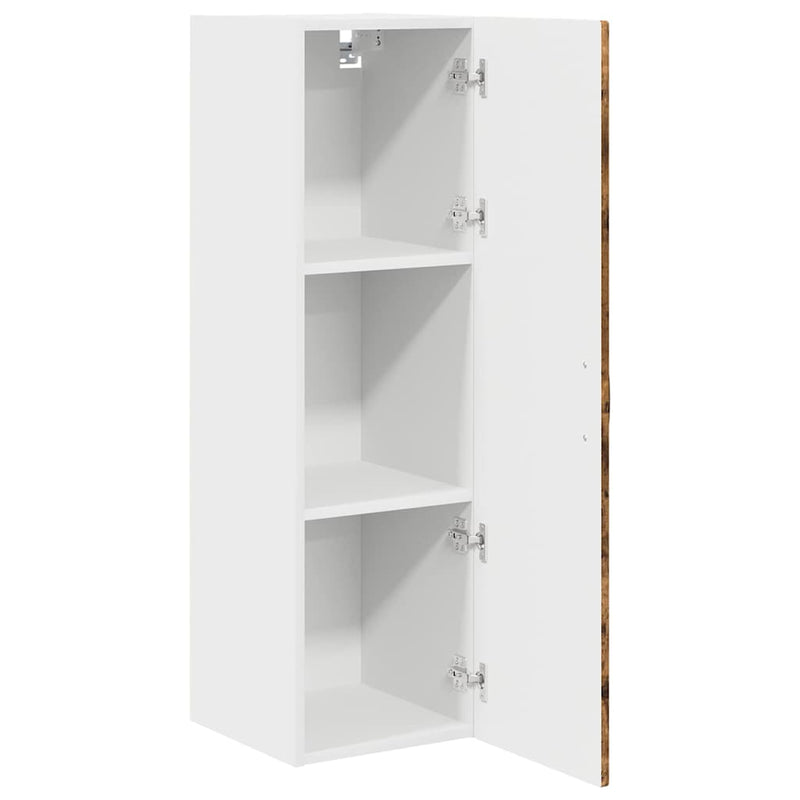 vidaXL Fali konyhaszekrény Füstölt tölgy 30 x 31 x 100 cm Faanyag