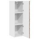 vidaXL Fali Szekrény PORTO Öreg fa 30 x 31 x 100 cm Faanyag
