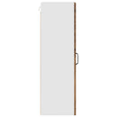 vidaXL Fali Szekrény PORTO Öreg fa 30 x 31 x 100 cm Faanyag