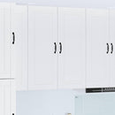 vidaXL Fali konyhaszekrény polcokkal Fehér 40 x 31 x 100 cm Faanyag