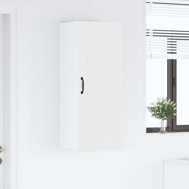 vidaXL Fali konyhaszekrény polcokkal Fehér 40 x 31 x 100 cm Faanyag