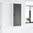 vidaXL Fali Szekrény PORTO Fekete 40 x 31 x 100 cm Faanyag