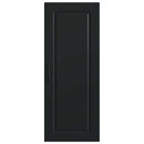 vidaXL Fali Szekrény PORTO Fekete 40 x 31 x 100 cm Faanyag