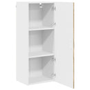 vidaXL Fali konyhaszekrény Sonoma tölgy 40 x 31 x 100 cm Faanyag