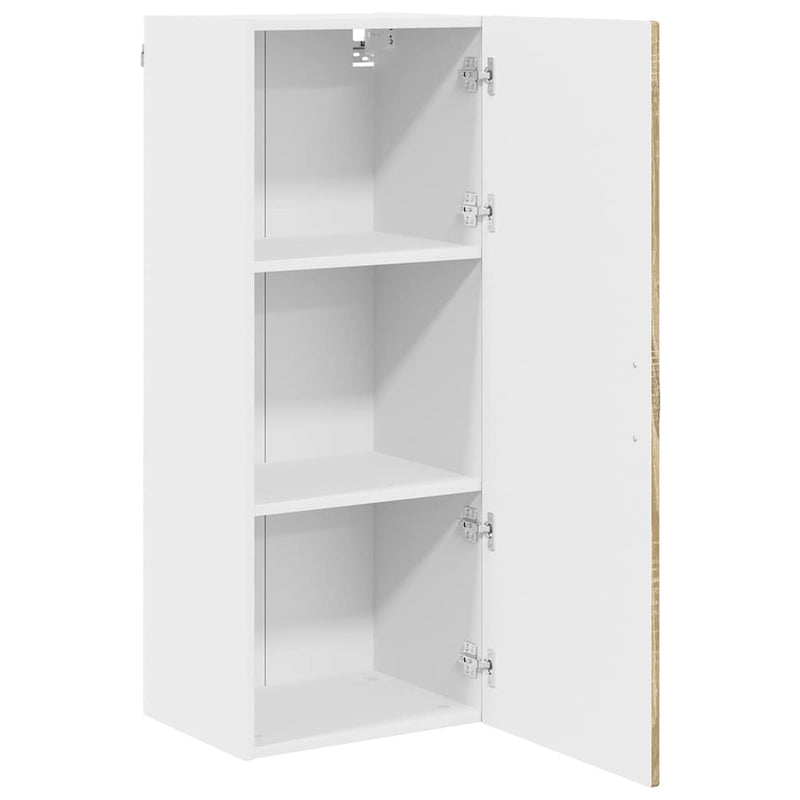 vidaXL Fali konyhaszekrény Sonoma tölgy 40 x 31 x 100 cm Faanyag