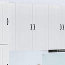 vidaXL Fali konyhaszekrény Magas Fényű Fehér 40 x 31 x 100 cm Faanyag