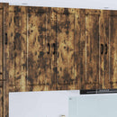 vidaXL Fali Szekrény PORTO Füstölt tölgy 40 x 31 x 100 cm Faanyag