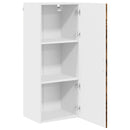 vidaXL Fali Szekrény PORTO Füstölt tölgy 40 x 31 x 100 cm Faanyag