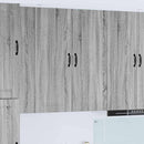 vidaXL Fali konyhaszekrény Szürke Sonoma 40 x 31 x 100 cm Faanyag