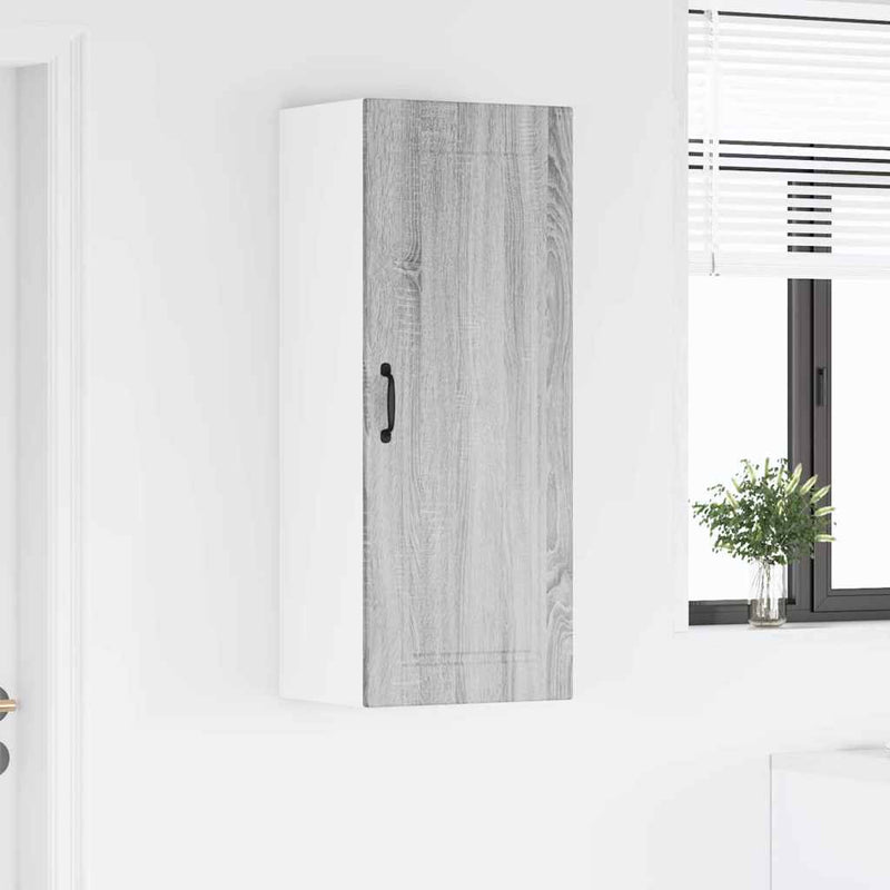 vidaXL Fali konyhaszekrény Szürke Sonoma 40 x 31 x 100 cm Faanyag