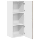 vidaXL Fali Szekrény PORTO Barna Tölgy 40 x 31 x 100 cm Faanyag