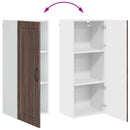 vidaXL Fali Szekrény PORTO Barna Tölgy 40 x 31 x 100 cm Faanyag